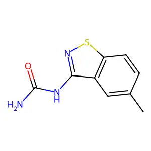 (5-Methyl-1,2-benzothiazol-3-yl)urea structure
