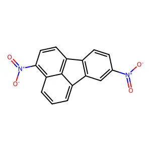 Fluoranthene, 3,8-dinitro structure
