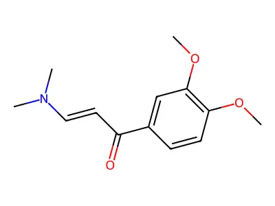 (E)-1-(3,4-dimethoxyphenyl)-3-(dimethylamino)-2-propen-1-one structure