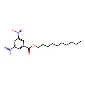Decyl 3,5-dinitrobenzoate structure