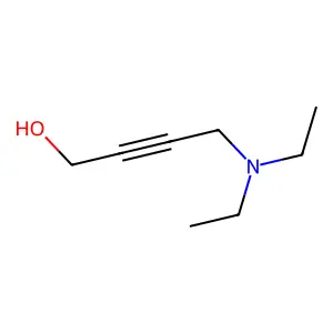 4-(Diethylamino)-2-butyn-1-ol structure