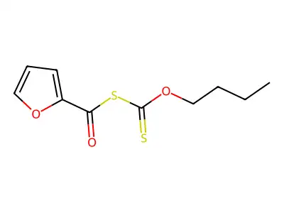 Carbonic acid, dithio-, anhydrosulfide with thio-2-furoic acid, O-butyl ester structure