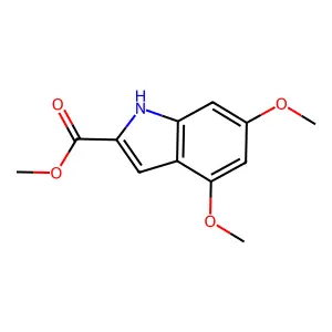 Methyl 4,6-dimethoxy-2-indolecarboxylate structure