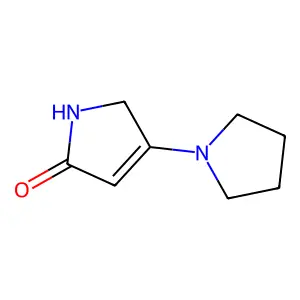 2H-Pyrrol-2-one, 1,5-dihydro-4-(1-pyrrolidinyl)- structure