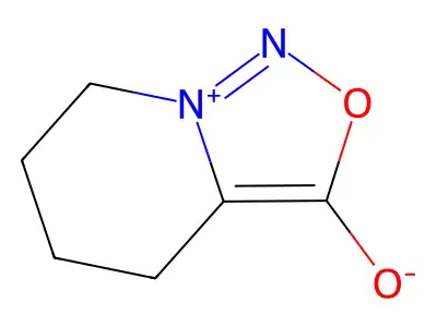 4,5,6,7-Tetrahydrooxadiazolo[3,4-a]pyridin-8-ium-3-ol structure