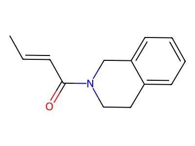 1-(3,4-dihydro-1H-isoquinolin-2-yl)but-2-en-1-one structure