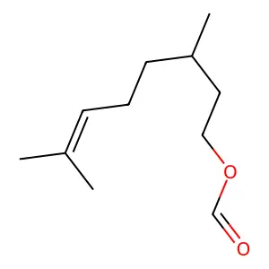 甲酸香茅酯 structure