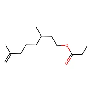 丙酸玫瑰酯 structure