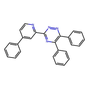 1,2,4-Triazine, 5,6-diphenyl-3-(4-phenyl-2-pyridinyl)- structure