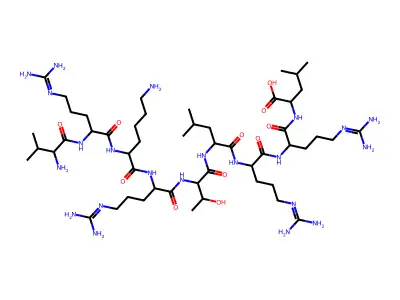VRKRTLRRL structure