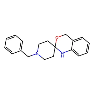 1'-Benzyl-1,4-dihydrospiro[3,1-benzoxazine-2,4'-piperidine] structure