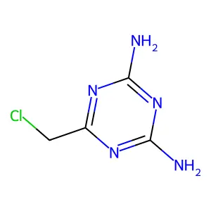 6-(氯甲基)-1,3,5-三嗪-2,4-二胺 structure