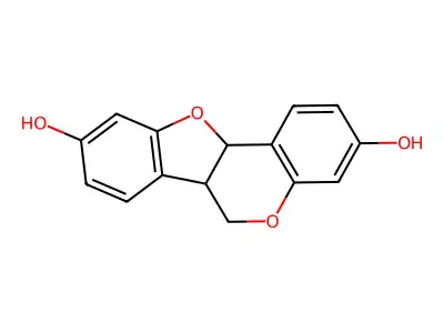 Demethyl medicarpin structure