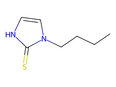 Imidazole-2-thiol, 1-butyl- structure