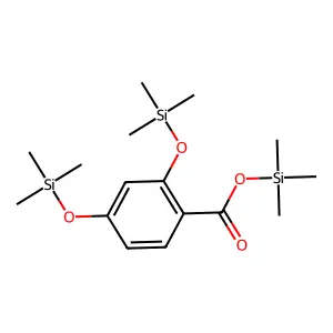 beta-Resorcylic acid (tms) structure
