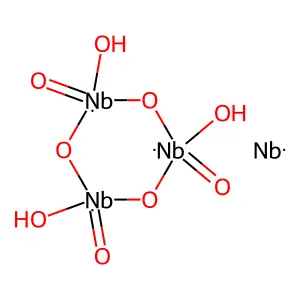 四铌九氧化物 structure