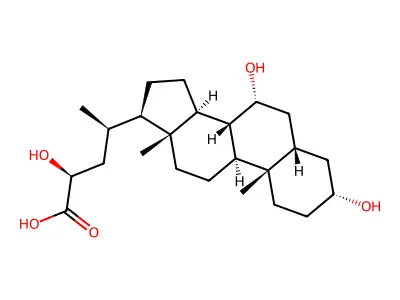 (23S)-3alpha,7alpha,23-Trihydroxy-5beta-cholan-24-oic Acid structure
