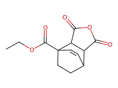 Ethyl 3,5-dioxo-4-oxatricyclo[5.2.2.0~2,6~]undec-8-ene-1-carboxylate structure