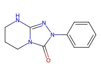 1,2,4-Triazolo(4,3-a)pyrimidin-3(2H)-one, 5,6,7,8-tetrahydro-2-phenyl- structure