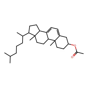 7-脱氢醋酸胆固醇 structure