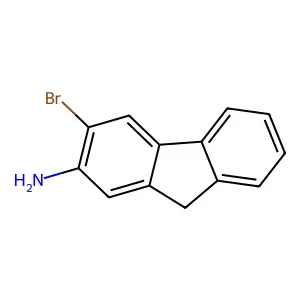 3-Bromo-9H-fluoren-2-amine structure