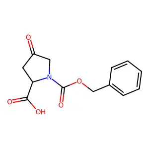 1-[(Benzyloxy)carbonyl]-4-oxopyrrolidine-2-carboxylic acid structure