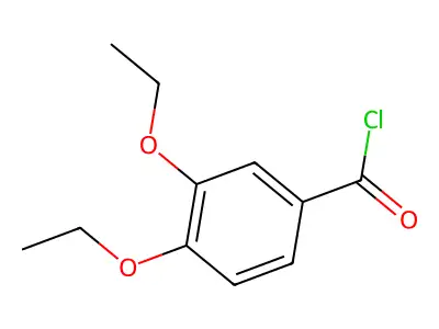 3,4-Diethoxybenzoyl chloride structure