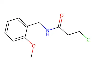 3-Chloro-N-(2-methoxybenzyl)propanamide structure
