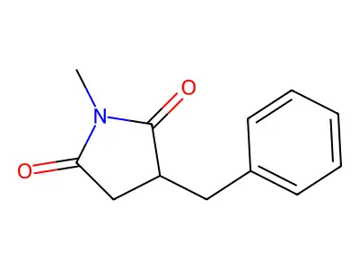 Succinimide, 2-benzyl-N-methyl- structure