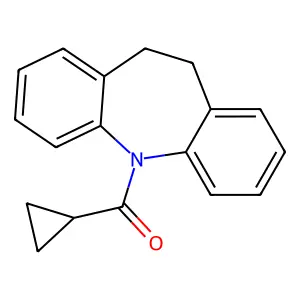 cyclopropyl(10,11-dihydro-5H-dibenzo[b,f]azepin-5-yl)methanone structure