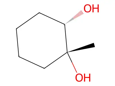1,2-Cyclohexanediol, 1-methyl-, (1R,2S)- structure