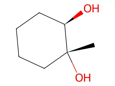 1-Methyl-1,2-cyclohexanediol, trans- structure