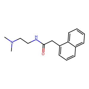1-Naphthaleneacetamide, N-(2-(dimethylamino)ethyl)- structure