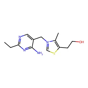 Ethylthiamine structure