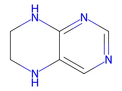 5,6,7,8-四氢蝶啶 structure
