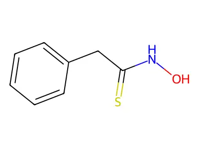 Phenylthioacetohydroximic acid structure