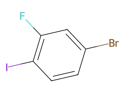 4-Bromo-1-fluoro-2-iodobenzene structure