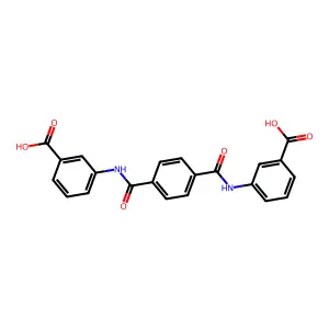 3,3'-(Terephthaloylbis(azanediyl))dibenzoic acid structure