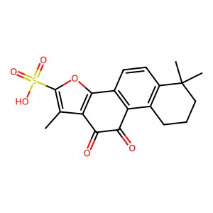 丹参酮IIA磺酸 structure