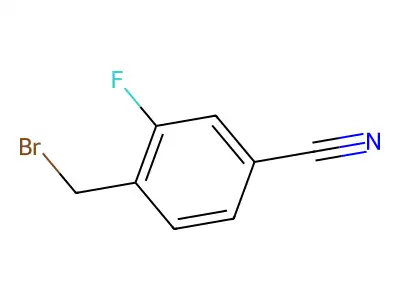4-溴-2-氟苯甲腈 structure