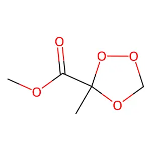 Methyl 3-methyl-1,2,4-trioxolane-3-carboxylate structure