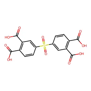 4-(3,4-Dicarboxyphenyl)sulfonylphthalic acid structure