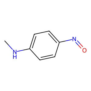 N-甲基-4-亚硝基苯胺 structure