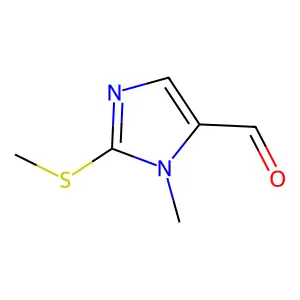 1-methyl-2-(methylthio)-1H-imidazole-5-carbaldehyde structure