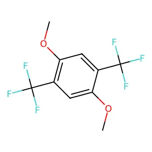Benzene, 1,4-dimethoxy-2,5-bis(trifluoromethyl)- structure
