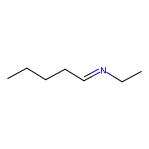Ethanamine, N-pentylidene- structure