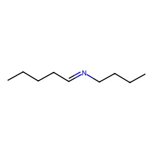 1-Butanamine, N-pentylidene- structure