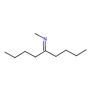 Methylamine, N-(1-butylpentylidene)- structure