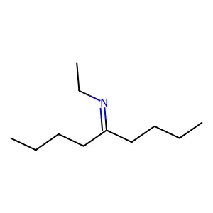 Ethylamine, N-(1-butylpentylidene)- structure