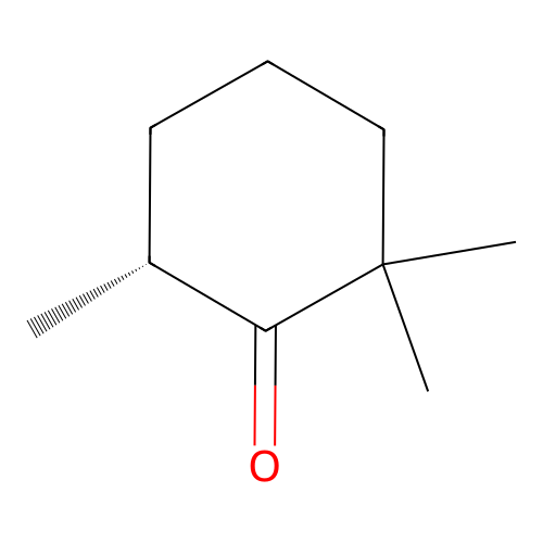 (6R)-2,2,6-trimethylcyclohexan-1-one structure